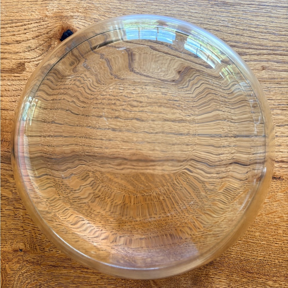 Vintage Kitchen Classics by Toscany Clear Glass Serving Bowl- Made in USA w/box - Picture 2 of 12
